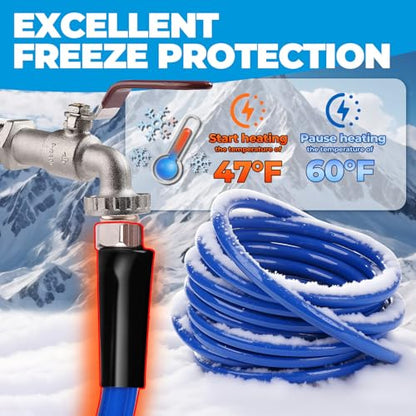 100FT Heated Water Hose for Rv,Heated Water Hose Antifreeze to -45°F,Great Rv Accessories for Campers,Livestock,Agriculture,Lead and BPA Free - size: 100FT