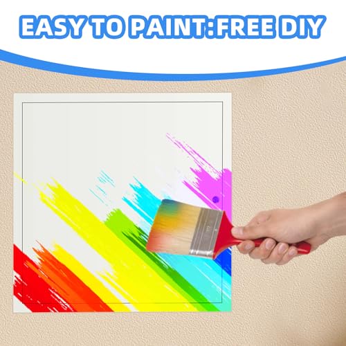 14" x 14" Metal Access Panel, 1MM Thickened Access Panel for Drywall, Aluminum Access Panel for Walls and Ceilings, Rust-Resistant and Easy-to-Install Drywall Access Panel - size: 14in*14in