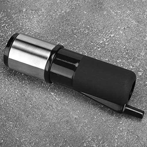Srliya Milking Claw Cup for Cow Cattle, Stainless Steel Shell with Plastic, Easy Hose Connection for Milk Machine (Black (HL-MP27B))