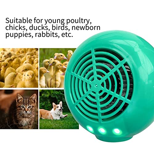Reptile Heater Farm Animal Healthy Bulbs Warm Light for Chicken Piglet Dog Pet Thermostatic Temperature Controller Heater 220V (Color : Blue)