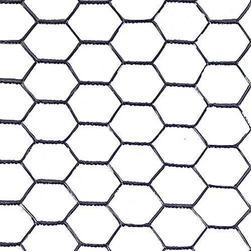 Acorn Chicken Wire 1" X 48" X 50', Perfect for Garden Fencing, Animal Barrier, Plant Supports and DIY Projects, Galvanized Steel - size: 4' Wide X 50' Long, style: 1" Hexagon Pattern