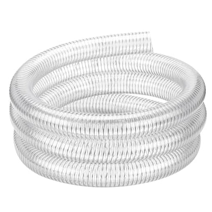 1-1/2"id-50ft PVC Reinforced Tubing Steel Wire Suction Flexible Hose Vinyl Tubing Heavy Duty PVC Vacuum Hose Drain Fuel Oil Gas Water for Marine Bilge Pump Pond Spa - size: 1-1/2"ID, style: 50 feet