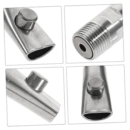 TOYANDONA 5pcs Automatic Pig Waterer Stainless Steel Livestock Feeder Nipple Drinkers for Piglets Farm Accessories Leak Water Supply Tool