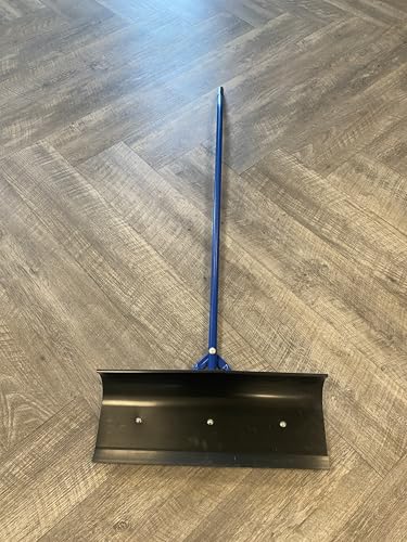 VES Barn Scraper - 30 Inch - Poly Blade - Curved Handle Artex