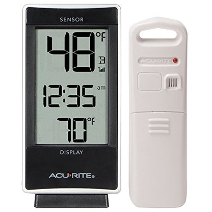 AcuRite 02059M Digital Thermometer with Indoor and Outdoor Temperature,White - color: Thermometer