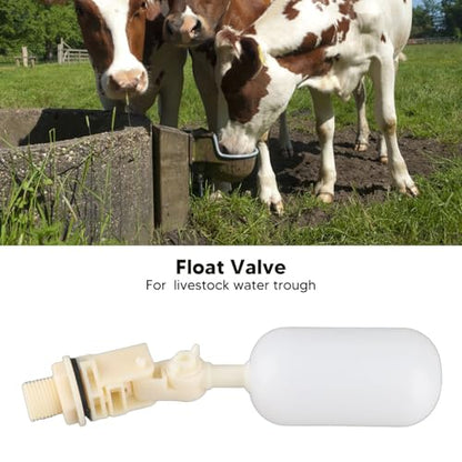 G1/2 Male Thread Float Valve for Automatic Waterer Bowl Horse Cattle Goat Sheep Pig Dog Water Trough Farm Supplies