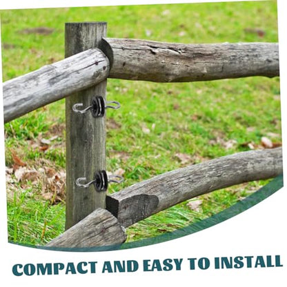 BESPORTBLE 4pcs Electric Fence Insulator for Posts Screw-in Anchors for Farm Use Enhancing Security and Quick Installation for Livestock Protection