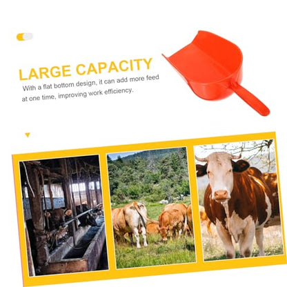 BESPORTBLE Capacity Feed Scoop Reusable Shovel Tool for Livestock Poultry Garden Use Durable Easy to Clean for Farm Home Feeding Tasks