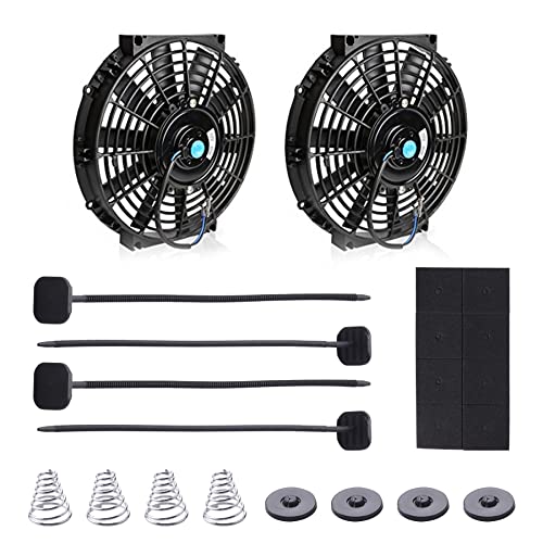 ORAEVY Fan Mounting Kit, Electric Radiator Fan plastic rods Installation Kit Compatible Mount hold Radiator Spal fan, Electric Cooling Fan and Transmission Cooler