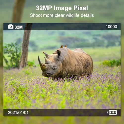 Coolifepro 4K WiFi Trail Camera, Game Camera with 125° Wide Angle, 850nm Clear Night Vision Motion Activated Waterproof, Deer Cam with 0.1s Trigger Speed, for Wildlife Monitoring & Outdoor Security