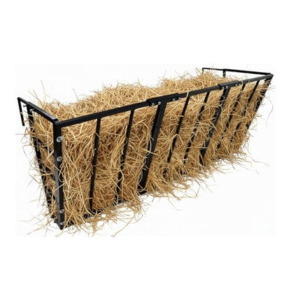 FEBTECH 36 Gallon Hay Feeder Wall Mount with Rust-Resistant Powder Coated | Heavy-Duty Steel Horse Hay Feeders, Hay Rack For Horses, Goat & Sheep, Provides Barn & Farm Feeding Solutions For Horse - size: 36 Gallon - Horse