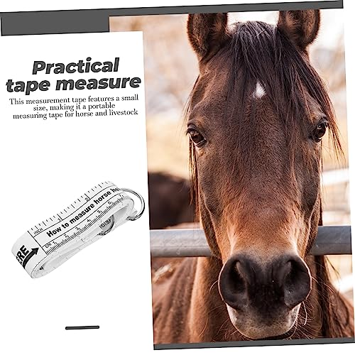 Sosoport Horse Measuring Tape for Accurate Bust Height and Weight Measurement Livestock Tape Measure and Farm Animals Easy to Carry and Use