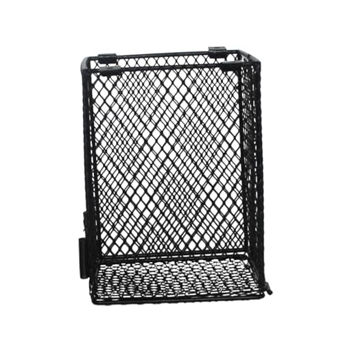 Hemoton Reptile Scald Lamp Shade PET Heating Lamp Guard for Reptiles and Poultry Sturdy Black Design Suitable for Terrariums