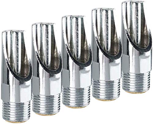 Pack of 10 Pig Waterer Nipple Stainless Steel Pig Nipple Hog Waterer Nipples Drinker NPT 1/2" Pig Nipple Drinker for Sows Piglets Drinking