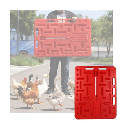 Pig Sorting Divider Panel, Livestock Divider, Reusable Handle Hog Sorting Board for Pasture Management, Horizontal Vertical Use(76x97CM/5PCS) - size: 76x97CM/5PCS