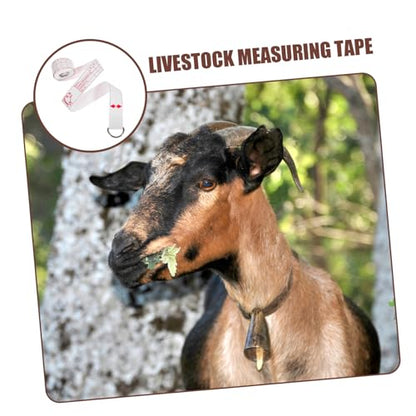 Toddmomy Measuring Tape for Horse and Livestock Cattle Pig Weight Tape Measure Portable Lightweight Easy to Use and Store