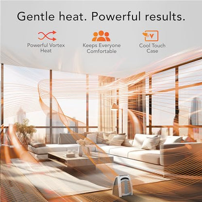Vornado AVH10 Space Heater for Home, Fan Only Option, Digital Display with Adjustable Thermostat, Advanced Safety Features, Auto Climate Control, Whole Room Electric Heater for Indoors - size: AVH10 (2024 Model)