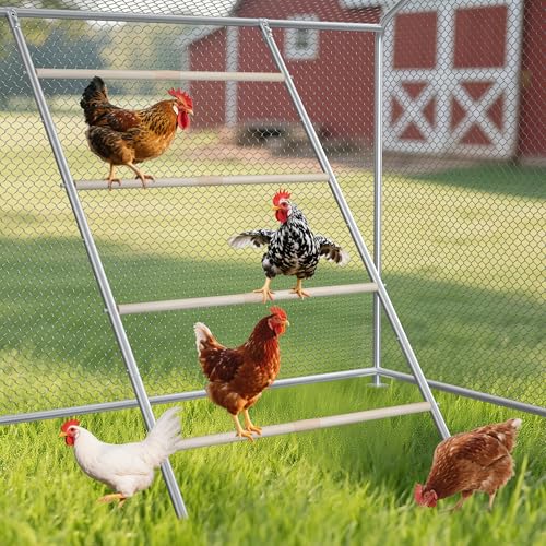Chicken Perch Roosting Bars for Coop Farm Chicken Toys Roost Ladder for Backyard Poultry (58.2" L x 32" W) - color: 1 Pack