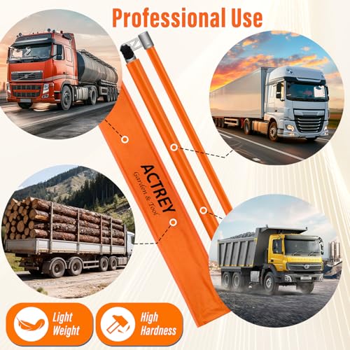 15FT Height Stick,Load Height Measuring Stick,Sturdy Fiberglass Truck Height Stick with Adjustable Pole,Non-Conductive Accurately Measures Stick with Carrying Bag,Retractable Height Stick for Trucks - size: 15FT