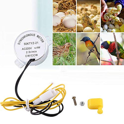 Egg Turner Motor for HovaBator Farm Innovators Incubator 110V AC/220V AC (110V)