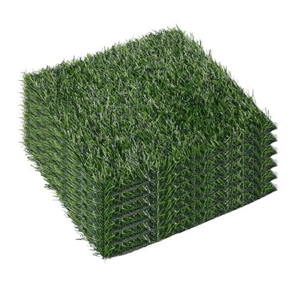 DECHOUS 6Pcs Washable Nesting Pads for Chicken Coop, 12 Inch Nesting Box Pads Reusable Artificial Grass Egg Laying Mat Bedding Liners for Poultry
