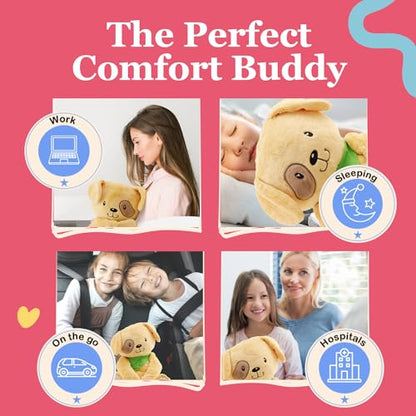 Lilly's Love Weighted Stuffed Animals for Adults & Kids — 5lb Calming Dog Plush for Anxiety, ADHD & Sensory | Machine Washable Weighted Stuffed Animal w/Removable Insert | Dexter The Dog - color: Dog