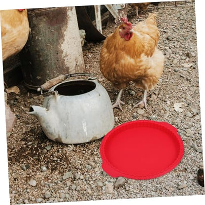 UKCOCO Washable Chicken Nesting Box Pad Vibrant Silicone Mat for Egg Laying Hens Durable and Comfortable Bedding Liner for Chicken Coop Protects Nesting Areas