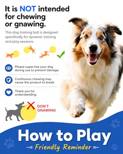 10/18/22" Herding Ball for Dogs Durable Tear Resistant Inflatable Jumbo Calming Toy Heavy Duty Handle Cover Pump Outdoor Play Exercise Training Large Breeds Border Collie Cattle Dog Waterproof (10IN) - size: 10IN