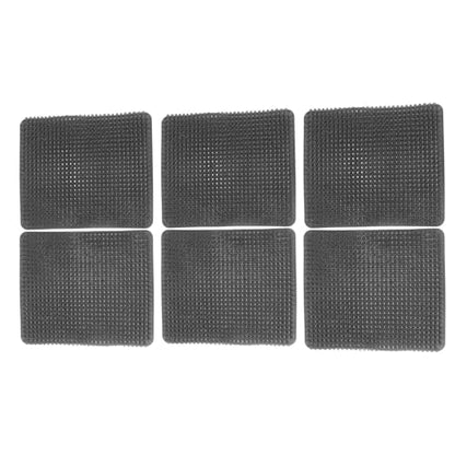 Aramox 6 Pack Washable Chicken Nesting Pads, Breathable Reusable Nesting Box Liners for Laying Hens, with PE Material for Chicken Coop Poultry Boxes (Gray) - color: Gray