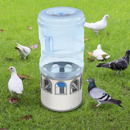 Chicken Water Heater, 18.9L/5 Gallon Adjustable Temperature Poultry Drinking Water Heater Machine 50W 110V Chicken Coop Accessories in Winter Heavy Duty Heated Waterer for Birds, Ducks, Indoor Outdoor