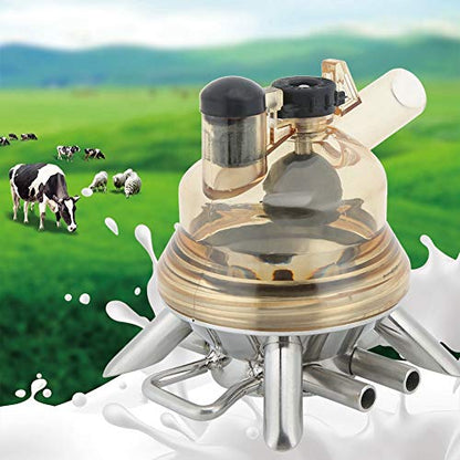 Milking Claw Milk Collector for Cows, 160cc Sheep Milking Machine Parts Milking Claw Milk Collection Tool Milking Machine Claw Milk Collector Tool with Stainless Steel Base