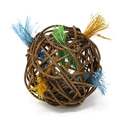 Oxbow Enriched Life Loco Ball, Rabbit Toys, Guinea Pig Toys, Enrichment for Bunny, Hamster, Rabbit, Chinchilla, Rat, Chinchilla Cage Accessories, Guinea Pig Accessories for Cage - size: 1 Count (Pack of 1)