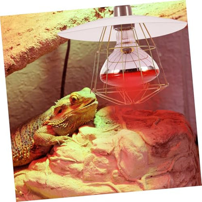 YARNOW Heat Lamp Guard for Chicken Coop for Livestock Heating Easy Installation Enhanced Heat Efficiency for Chickens and Reptiles
