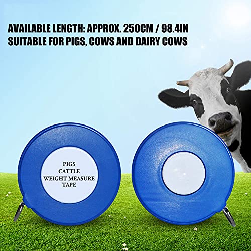 Horse Weight Tape, Horse Measuring Stick, Retractable Pig Weight Measuring Tape Professional Measure Horse and Pony Height/Weight Tape Measuring Stick Tape Measure