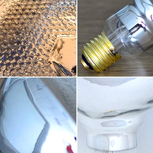 2 Pack Heat Lamp Clear Infrared Bulbs PAR38/250 Watts Glass Lamp Bulb for Food Service, Brooder Bulb, Chicks, Pet, Bathroom, Light Therapy Use E26 Base, Flood Light Heat Lamp Bulb - style: PAR38/250 Watts
