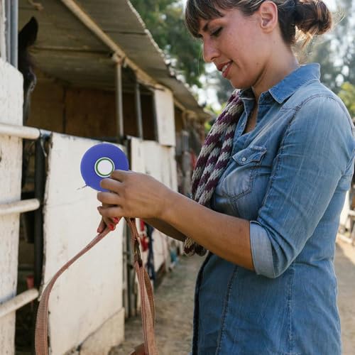 SHOWERORO Cattle and Pig Weight Measuring Tape with Scale Portable Livestock Body Measuring Tape for Farm Animal Weight and Chest Circumference for Efficient Ranch Management