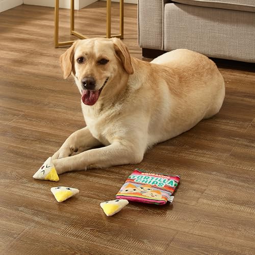 Outward Hound Snack Bag Tortilla Chips Puzzle Squeaky Dog Toys - color: Tortilla Chips