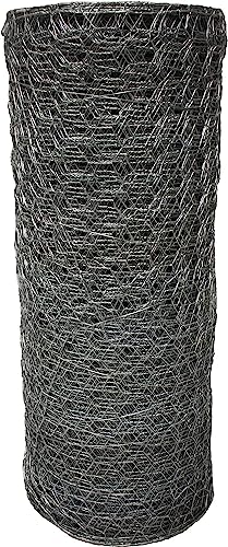 Acorn Chicken Wire 1" X 36" X 150', Perfect for Garden Fencing, Animal Barrier, Plant Supports and DIY Projects, Galvanized Steel - size: 3' Wide X 150' Long, style: 1" Hexagon Pattern