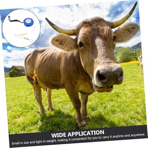 Animal Weight Tape Measure 2.5m Blue Girth Measuring Tape for Cattle, Pigs, Goats and Horses – Multipurpose Livestock Body Measurement Tool for Farm Use Style