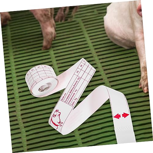 Outanaya Livestock Identification Tape Farm Scale for Cows Pigs Portable Measuring Tape High Precision Multi-use Horse Pig