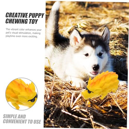 UKCOCO Funny Pig Shaped Dog Chew for Teeth Grinding and Training Latex Molar for Large Dogs and Puppies Squeaky Pet Plaything for Interactive Chewing and Play