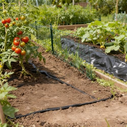 Wire Mesh Roll for Poultry Cages 36IN x50FT- Heavy Duty Fencing Net for Farm Garden Animal Plant Protection, Chicken Wire Fence, Easy to Install Fencing for Rabbits, Birds, Vegetables (Green) - color: Green