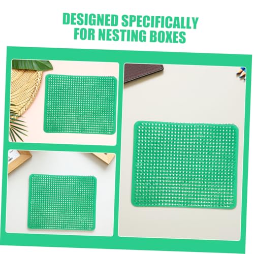 Abaodam 4pcs Chicken Nesting Pads for Coop Washable Reusable Nest Box Liners Mats for Indoor and Outdoor Use Hen Bedding for Poultry Eggs