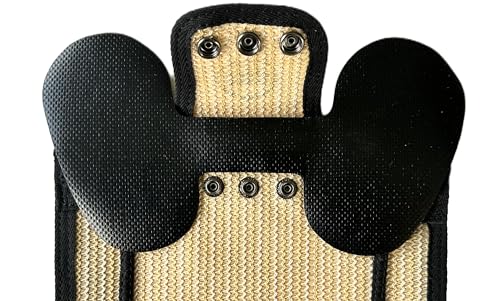 DOWN UNDER OUTDOORS Medium-Large Chicken Saddle with Adjustable Straps, Chicken Apron, Poultry Saver, Pet Supplies, Including Shoulder Cover (Sand Mesh)… - color: Sand Mesh