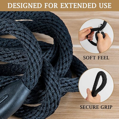Premium Horse Lead Rope (2 Pack) – 10 ft Soft Braided Lead Rope for Horses with Snap Halter Attachment, Replaceable Snap, Soft & Secure Grip, Daily Horse Tack & Supplies