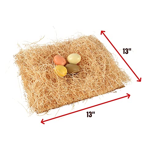 PRECISION PET Chicken Nesting Pads by Petmate – 13” x 13” Premium Chicken Bedding Fit Most Nesting Boxes – 40 Pack,Beige, Made in USA - size: 10 Count (Pack of 4)