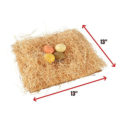 PRECISION PET Chicken Nesting Pads by Petmate – 13” x 13” Premium Chicken Bedding Fit Most Nesting Boxes – 40 Pack,Beige, Made in USA - size: 10 Count (Pack of 4)