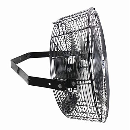 Maxx Air Wall Mount Fan | 18" Commercial Grade Fan for, Garages, Shop, Barns and Patios for Outdoor Use | Easy Operation and Powerful 1,450 CFM | Industrial Wall Mount - size: 18" Industrial Wall Mount