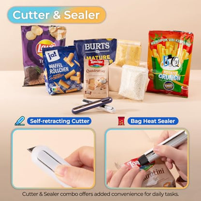 Identity Theft Protection Pen for Permanent Erasing Receipt, Shipping Label, or Any Thermal Prints - Multipurpose Use as Portable Food Bag Heat Sealer, Foil Quill, and Heat Press Pen. (Pure White)