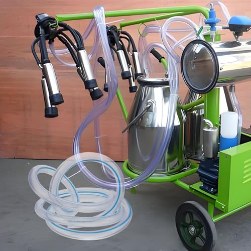 Pvc Milk Tube for Milking Machine Replacement Hose with Quick Disassembly and Residue Prevention Features, Flexible Food Grade Milking Equipment Hose for Sheep and Cow Farm Use